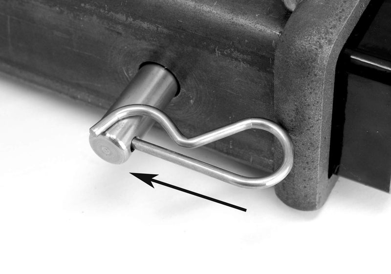 LFPartS 5/8 Inches Diameter Stainless Steel Trailer Hitch Pin Keeper Grip Clip Kit Fits 2" Receiver - Image 5